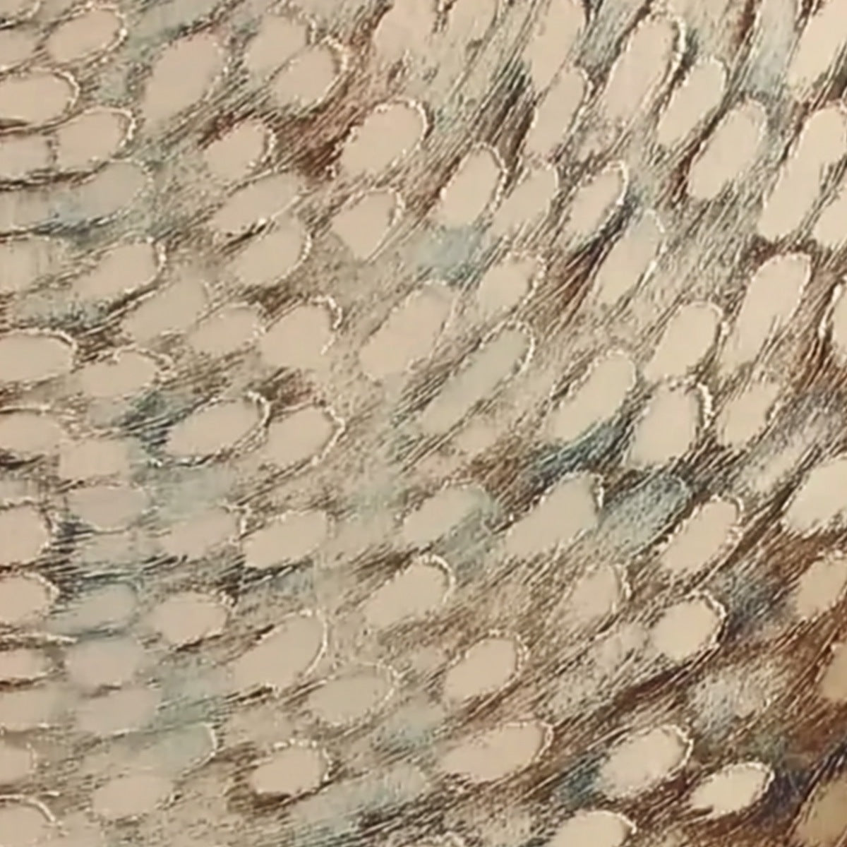 GOLDEN DRIFT: Textured Wabi Sabi Abstract Oil Painting