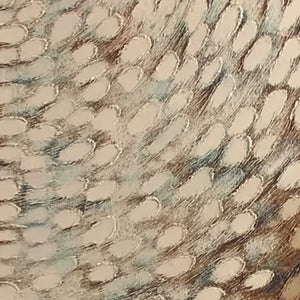 GOLDEN DRIFT: Textured Wabi Sabi Abstract Oil Painting