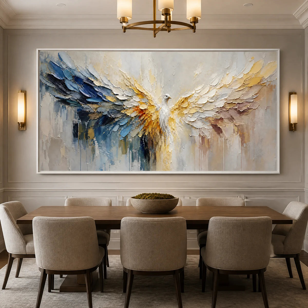 AVIAN GRACE displayed in a refined dining room.