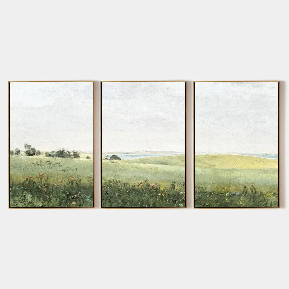 Minimalist Landscape Painting Set of 3