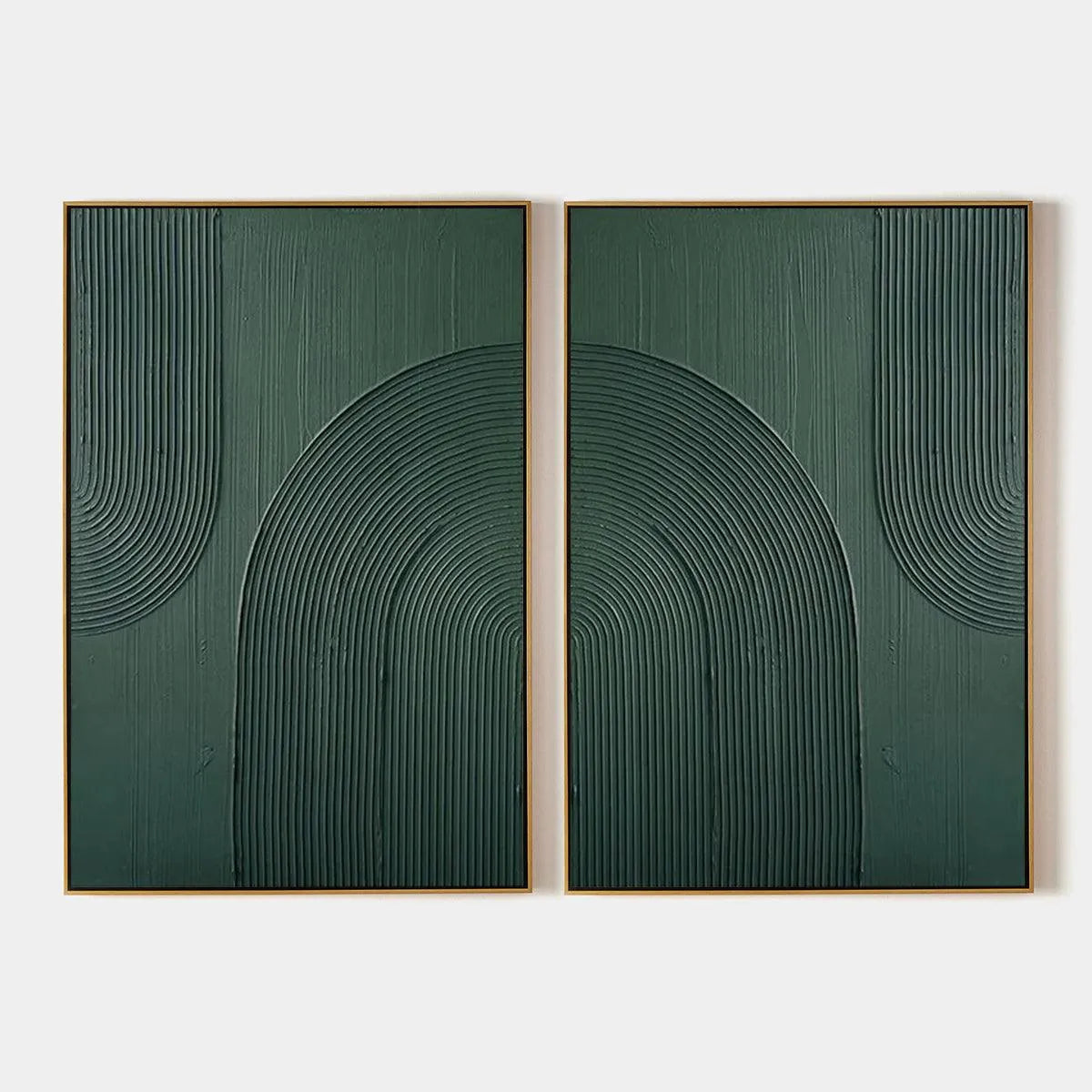 Textured Abstract Painting Set of 2, Square Wall Art