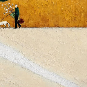 HOMEWARD BOUND: Textured Figurative Landscape Wall Art