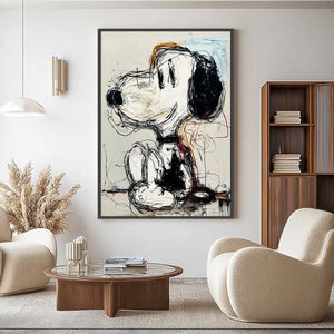 JOYFUL NOSTALGIA: Textured Pop Art Painting of a Nostalgic Icon