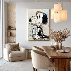 JOYFUL NOSTALGIA: Textured Pop Art Painting of a Nostalgic Icon