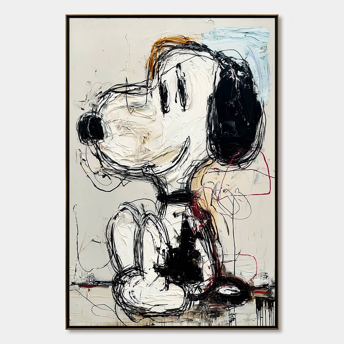 JOYFUL NOSTALGIA: Textured Pop Art Painting of a Nostalgic Icon