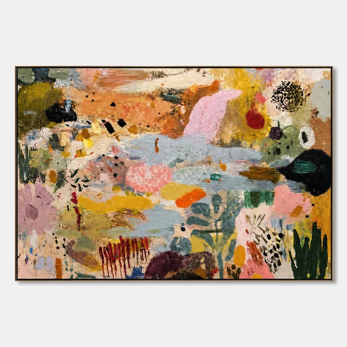 Chromatic Garden Drift hand-painted artwork