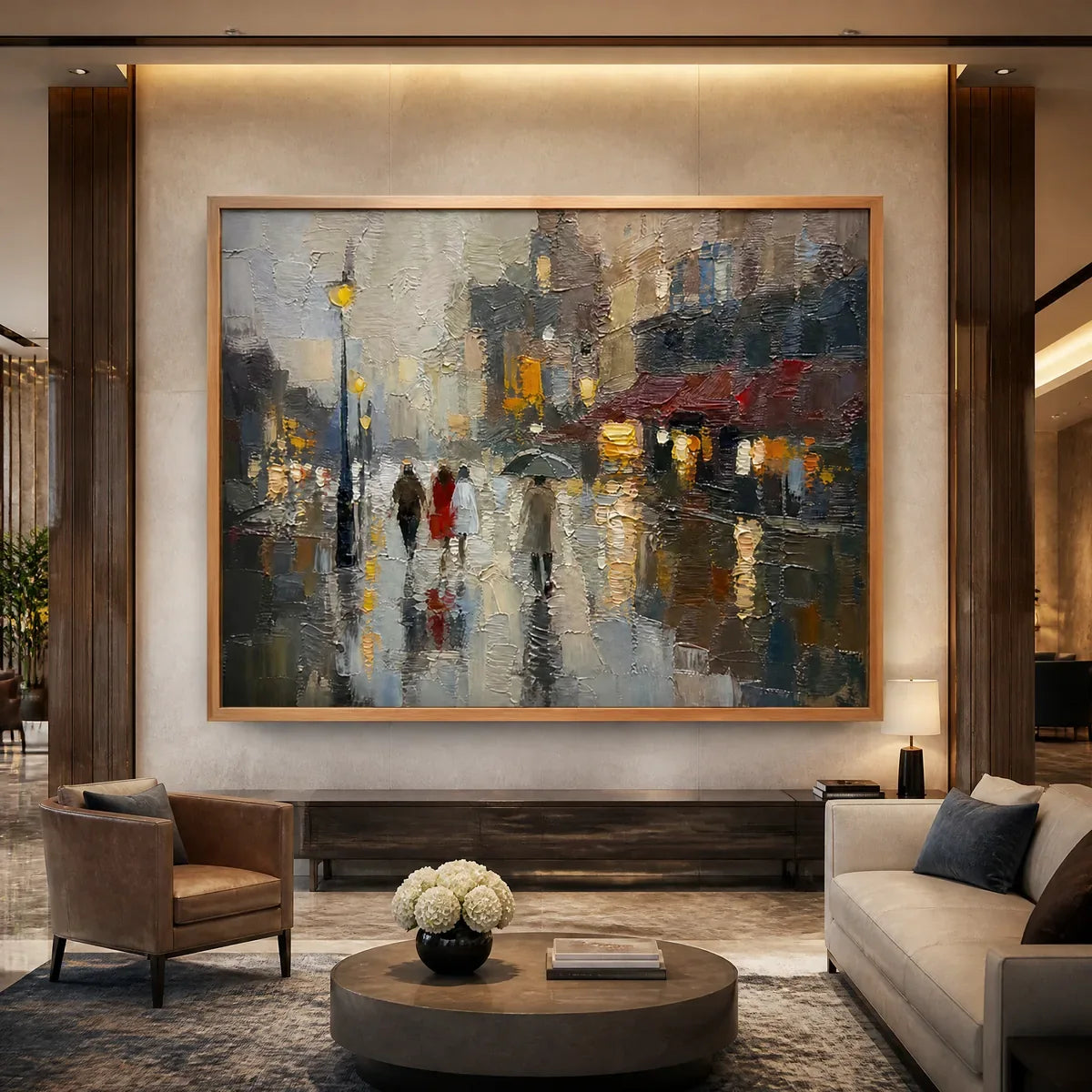 Rainlight Boulevard in a refined hotel