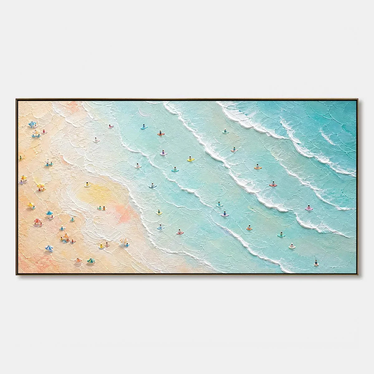 TIDAL CONFETTI hand-painted artwork