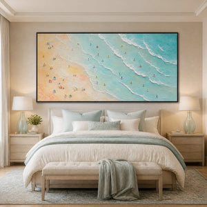 TIDAL CONFETTI displayed in a refined bedroom