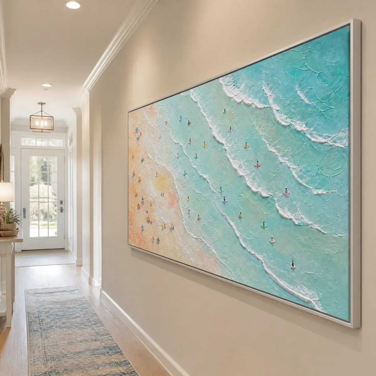 TIDAL CONFETTI displayed in a refined entry hall