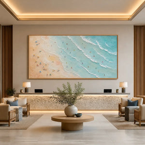 TIDAL CONFETTI displayed in a refined hotel