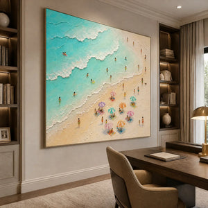 SUMMER SHORE MOSAIC displayed in a refined office