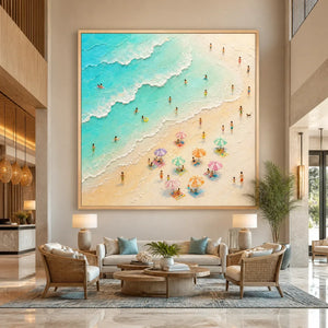 SUMMER SHORE MOSAIC displayed in a refined hotel
