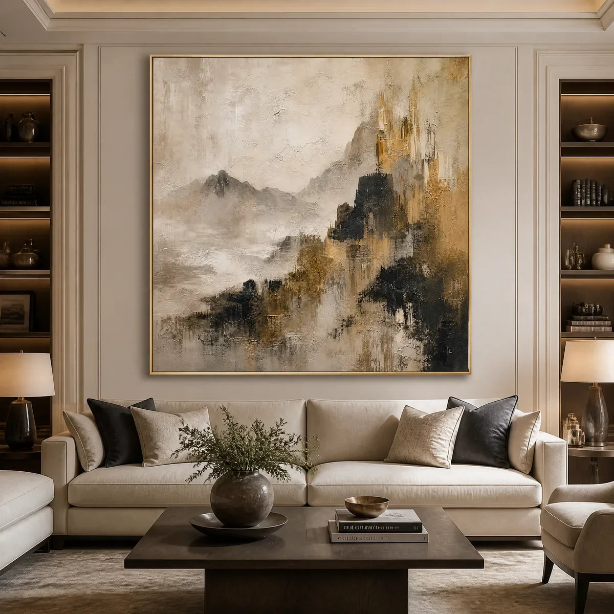 MISTBOUND SUMMIT displayed in a refined living room