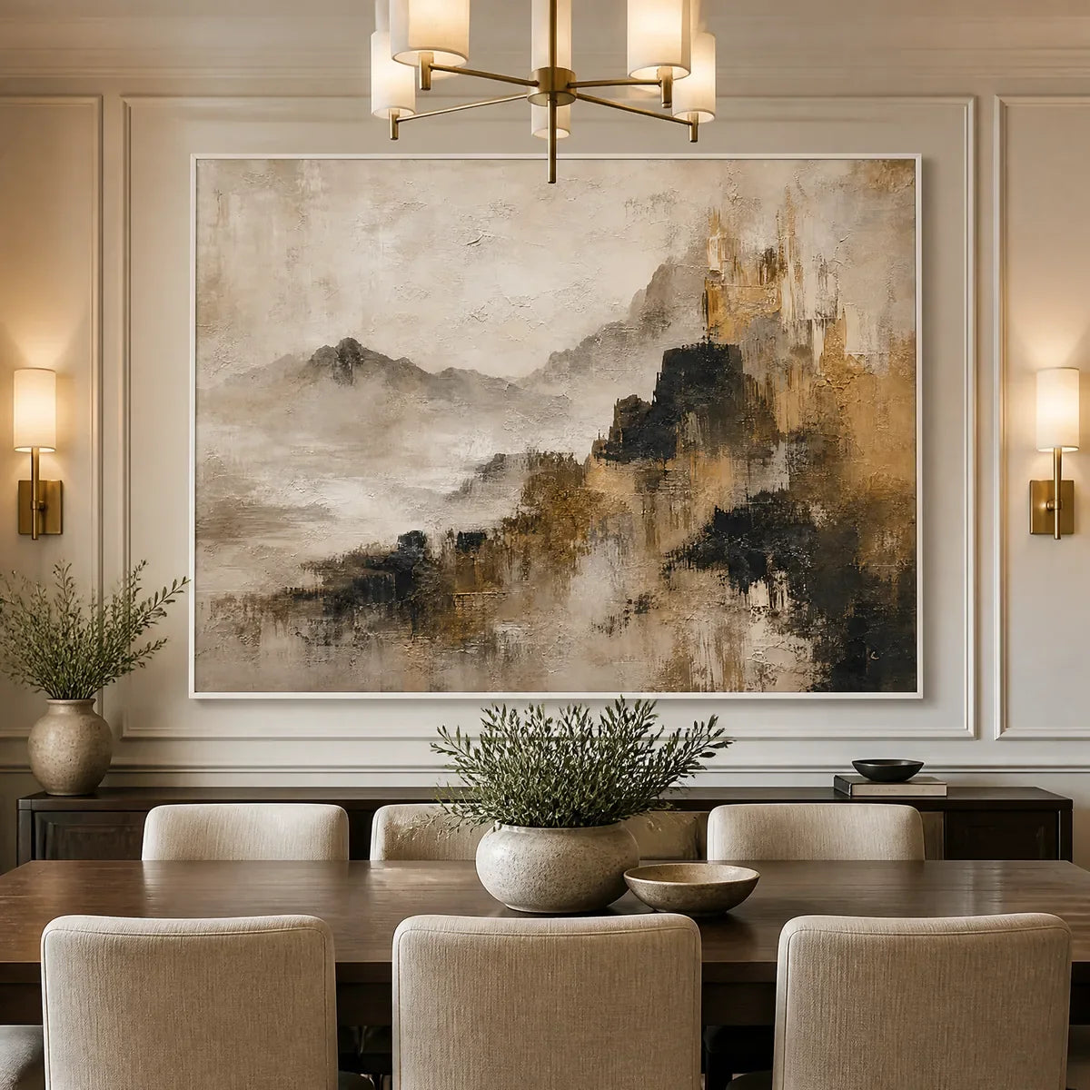 MISTBOUND SUMMIT displayed in a refined dining room