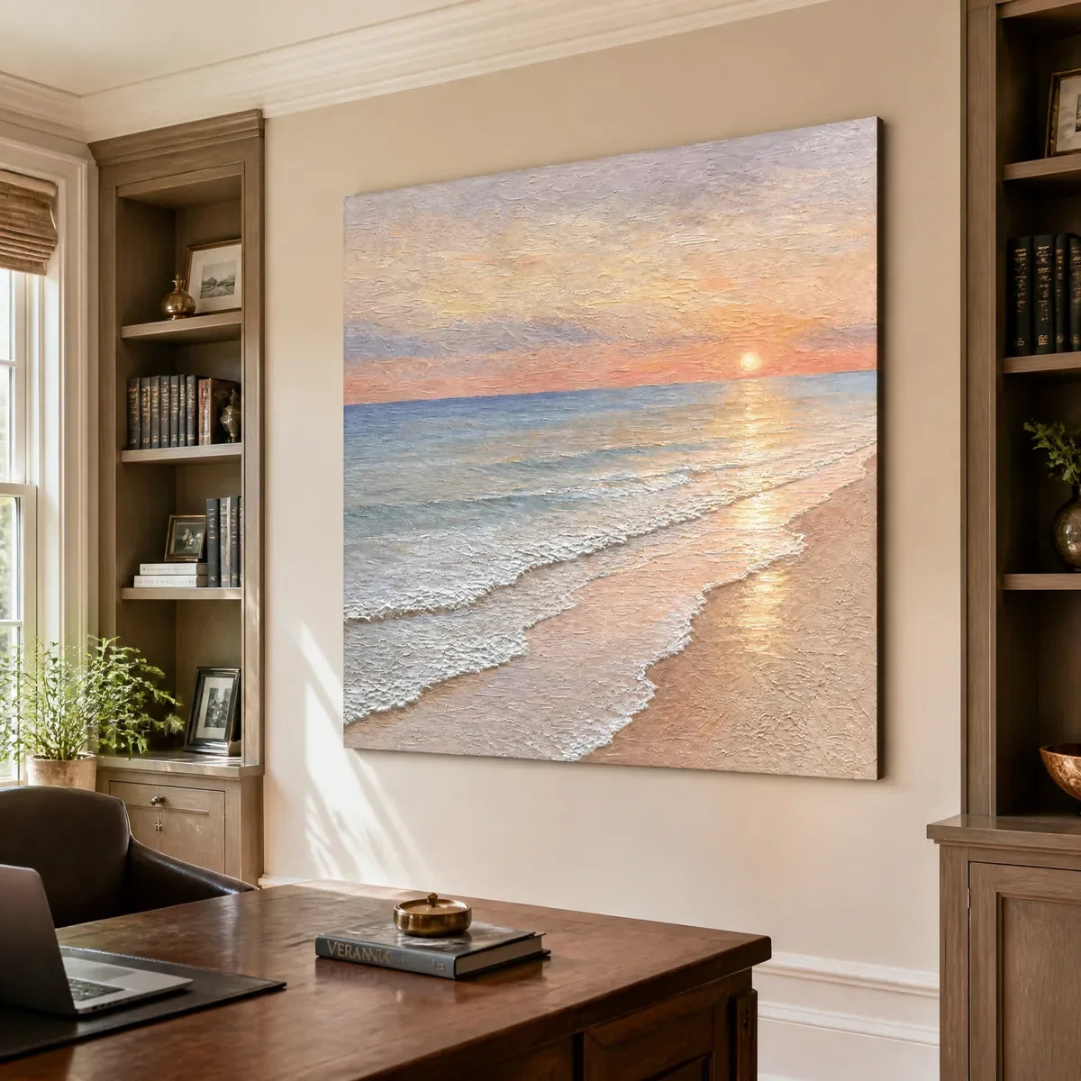 ROSEWATER HORIZON displayed in a refined office