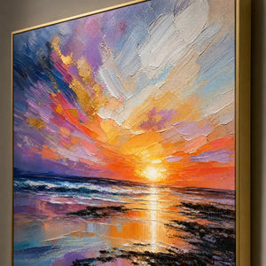 PRISM SUNSET hand-painted texture detail