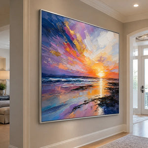 PRISM SUNSET displayed in a refined entry hall