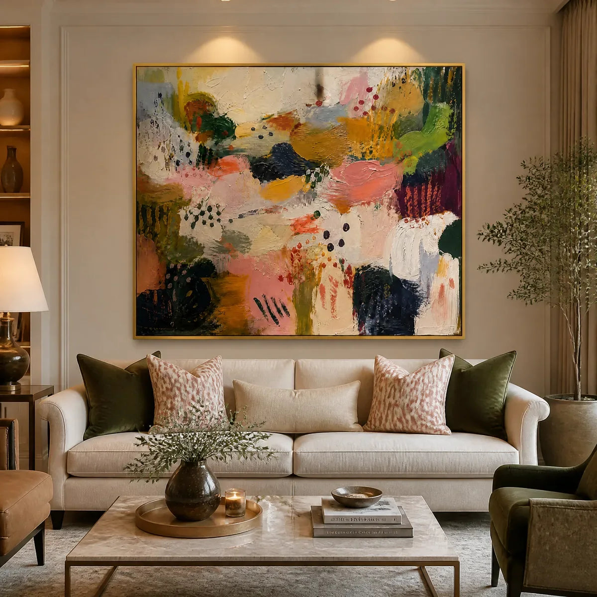 WILDFLOWER CADENCE displayed in a refined living room