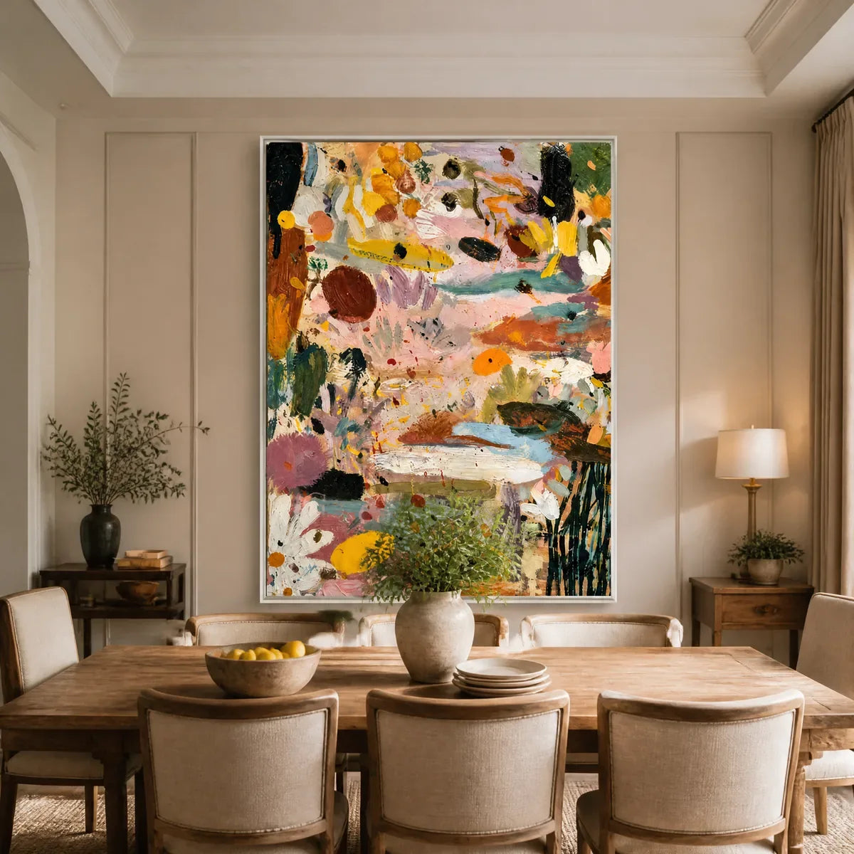 CARNIVAL FIELD displayed in a refined dining room