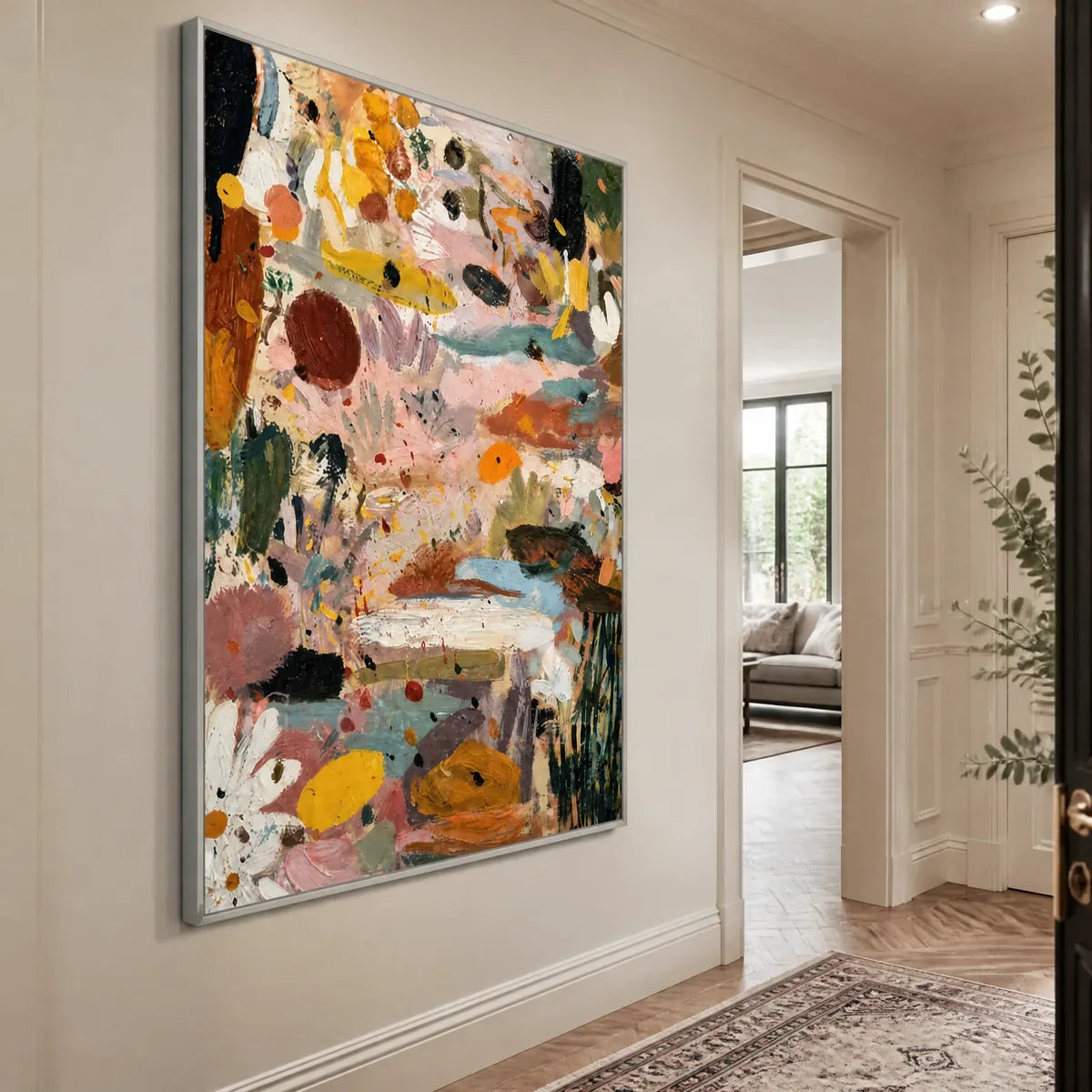 CARNIVAL FIELD displayed in a refined entry hall