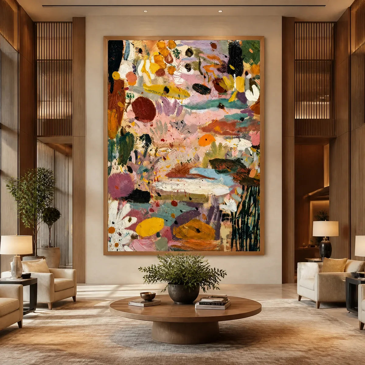 CARNIVAL FIELD displayed in a refined hotel