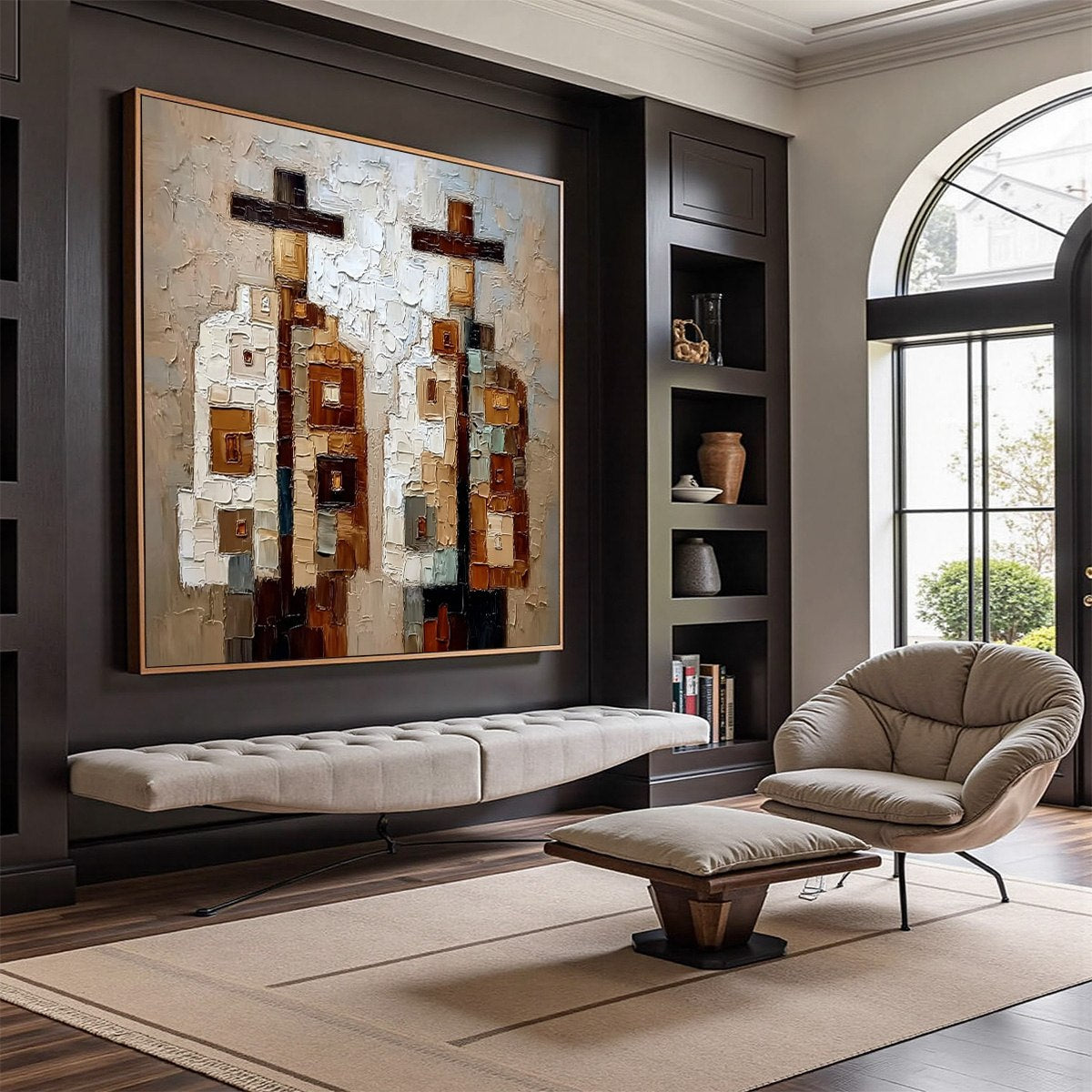 KINDRED: Abstract Figurative Impasto Palette Knife Painting