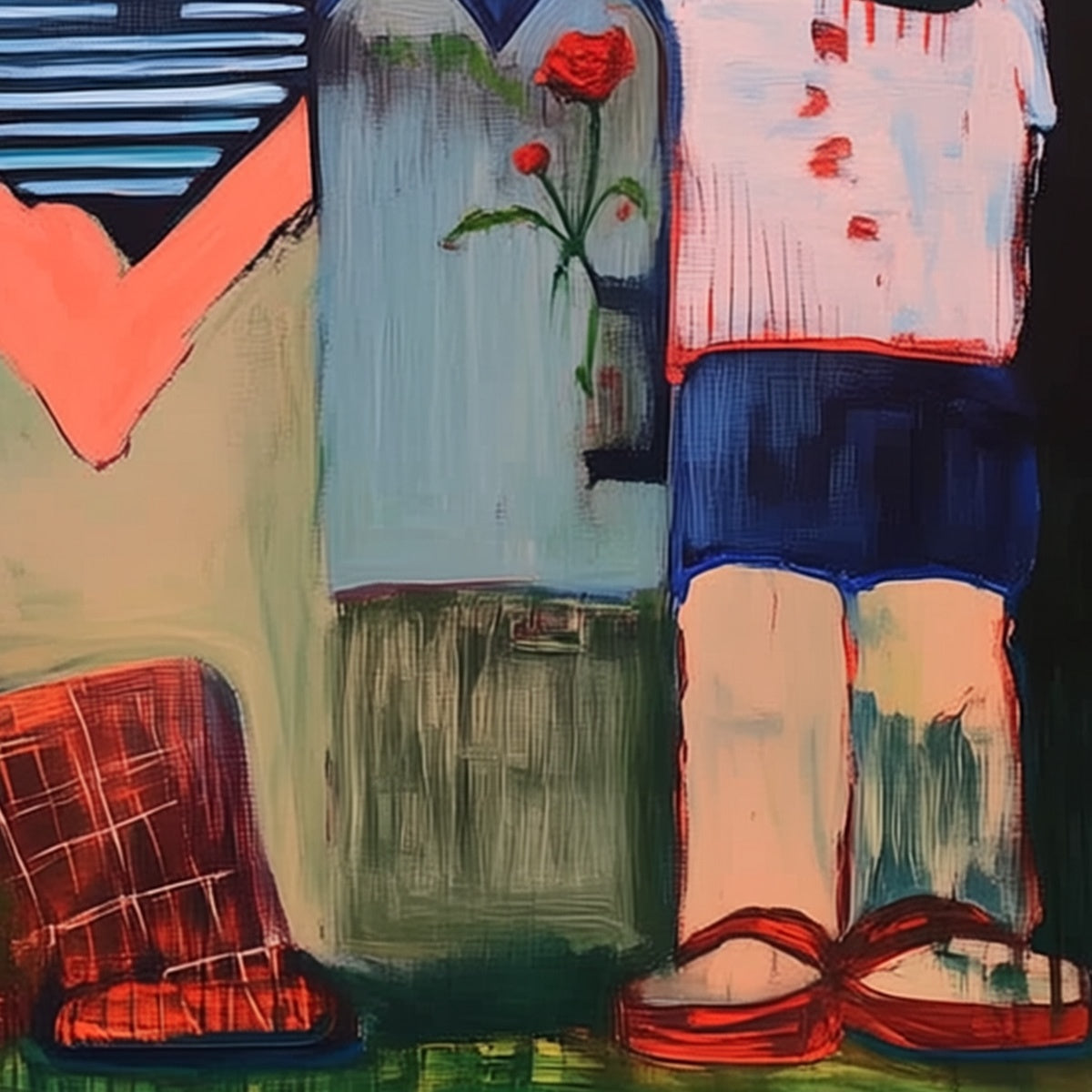 KINDRED SPIRITS: Expressive Figurative Group Portrait Oil Painting