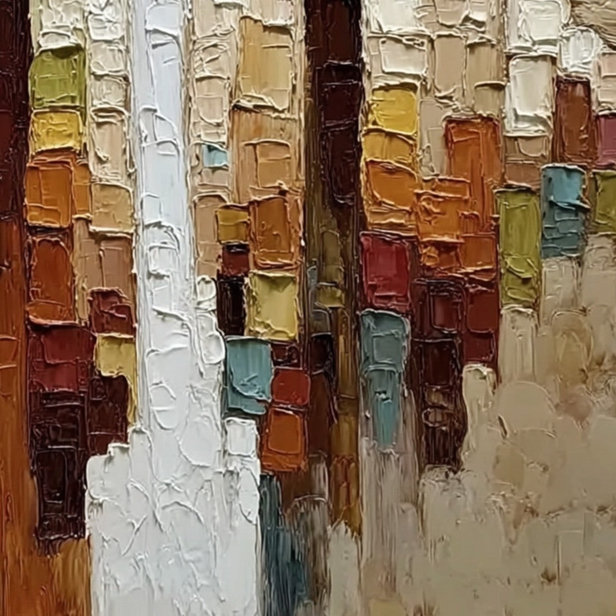 KINDRED SPIRITS: Textured Abstract Figurative Impasto Painting