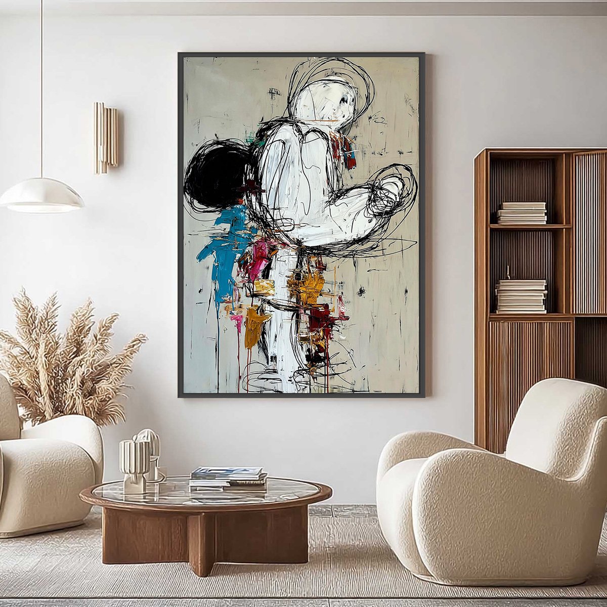 KINETIC FORM: Expressive Abstract Figurative Wall Art