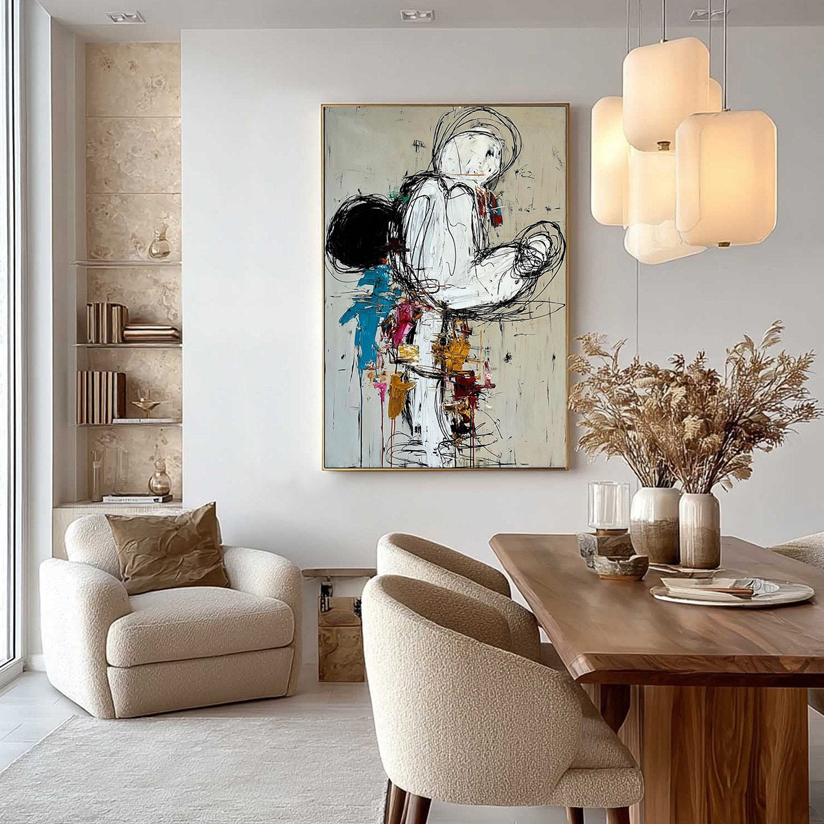 KINETIC FORM: Expressive Abstract Figurative Wall Art
