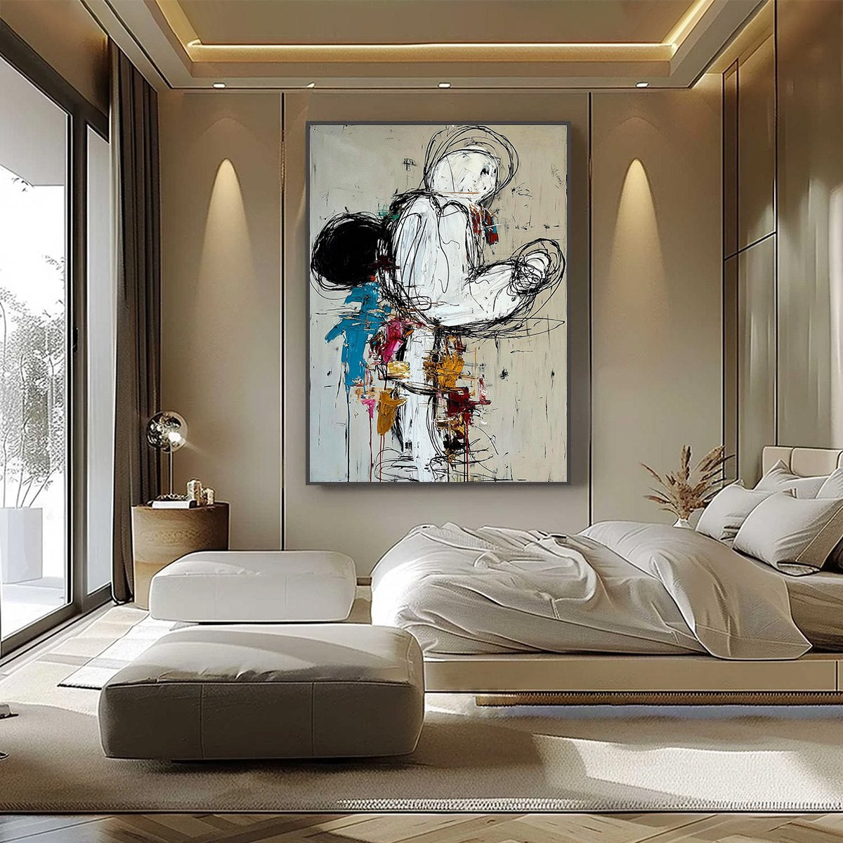 KINETIC FORM: Expressive Abstract Figurative Wall Art