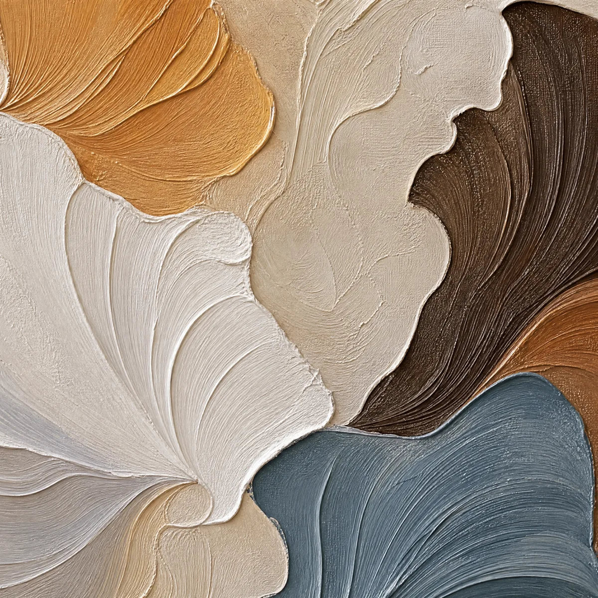 LAYERED EARTH: Layered Neutral Organic Abstract