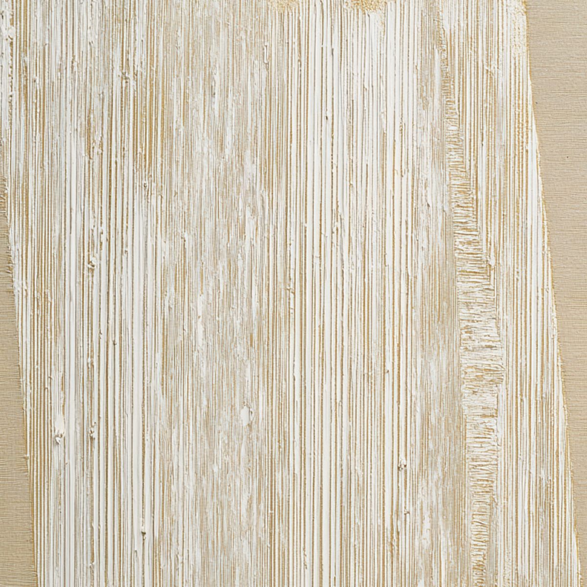 LINEAR CALM: Textured Minimalist Abstract Painting in Beige