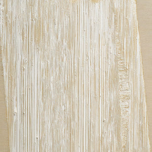 LINEAR CALM: Textured Minimalist Abstract Painting in Beige