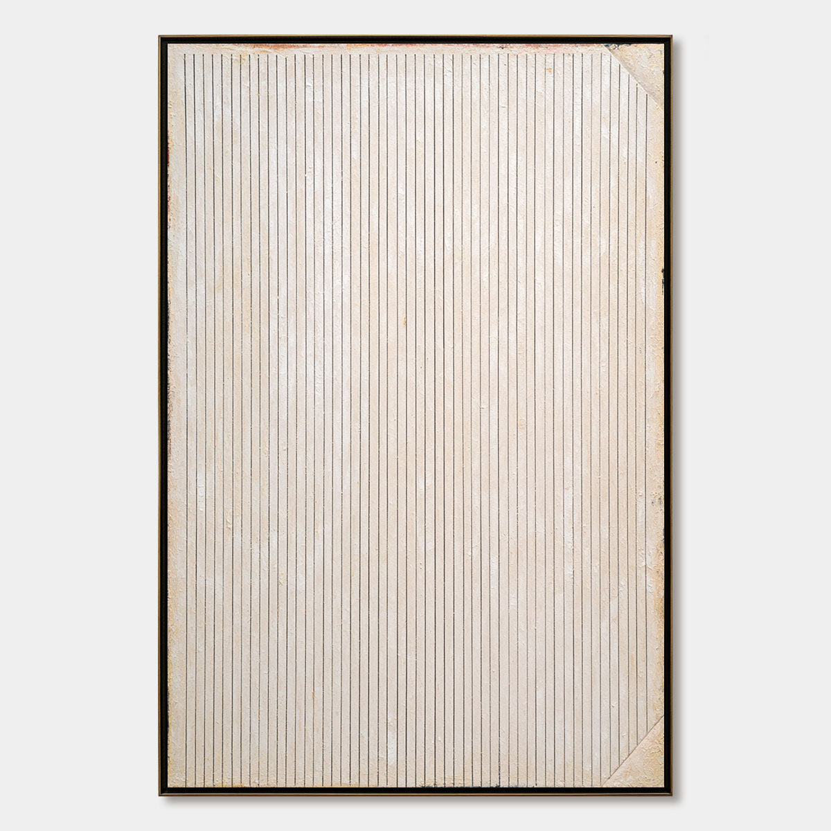 LINEAR CALM: Textured Minimalist Abstract Line Art Paintin