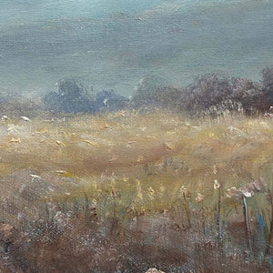 MEADOW VALLEY PANORAMIC: Landscape Painting, Panoramic Wall Art