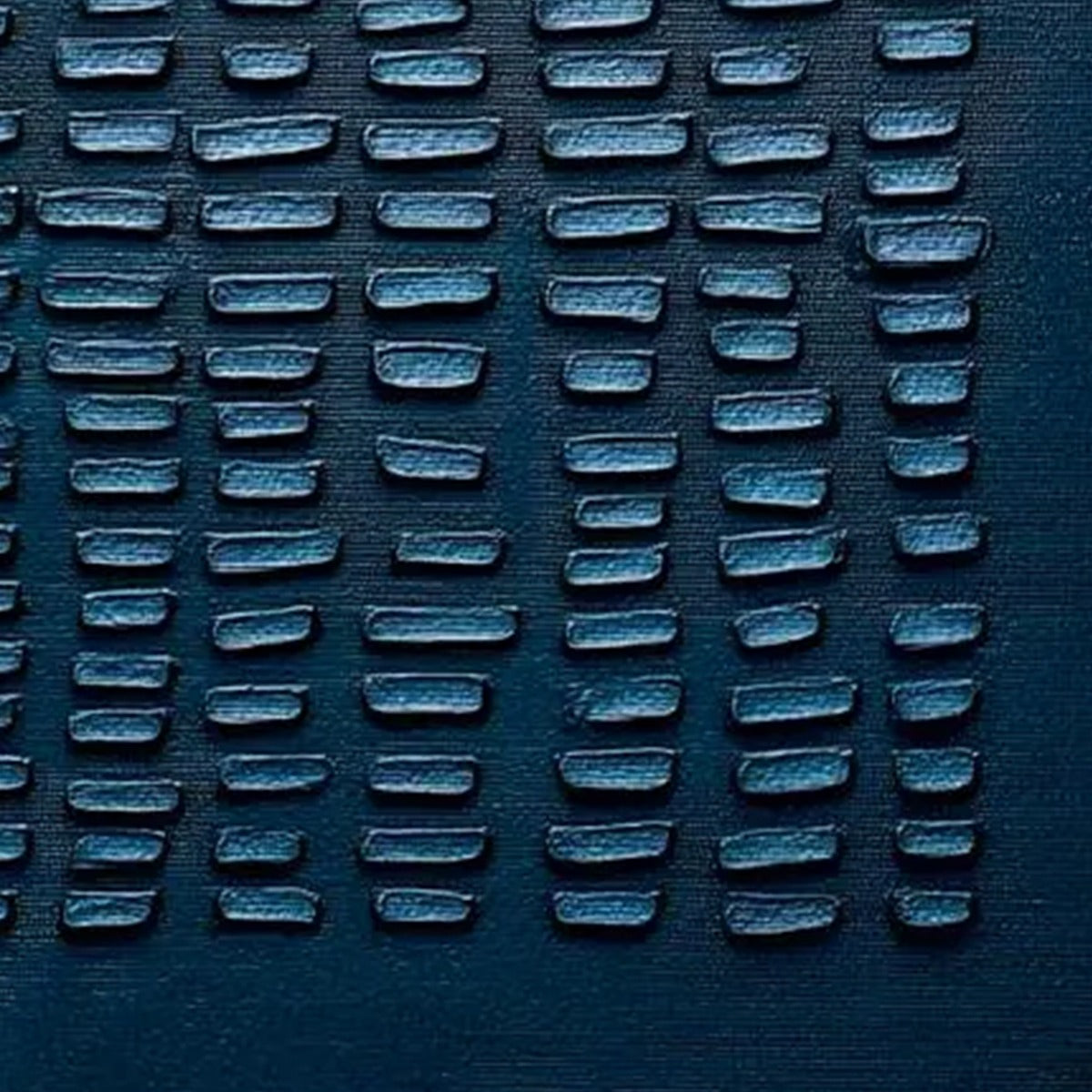 MIDNIGHT CODE: Textured Minimalist Geometric Abstract Oil Painting