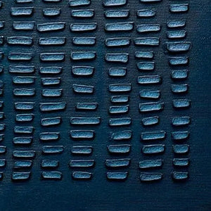 MIDNIGHT CODE: Textured Minimalist Geometric Abstract Oil Painting