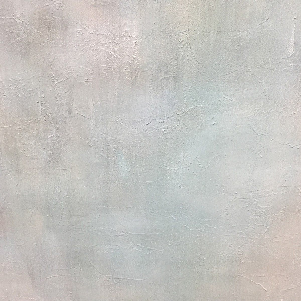 MISTY MORNING: Textured Minimalist Abstract Oil Painting