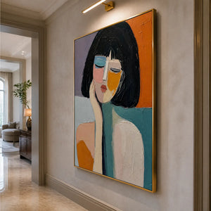 MODERN MUSE: Modern Female Portrait Painting