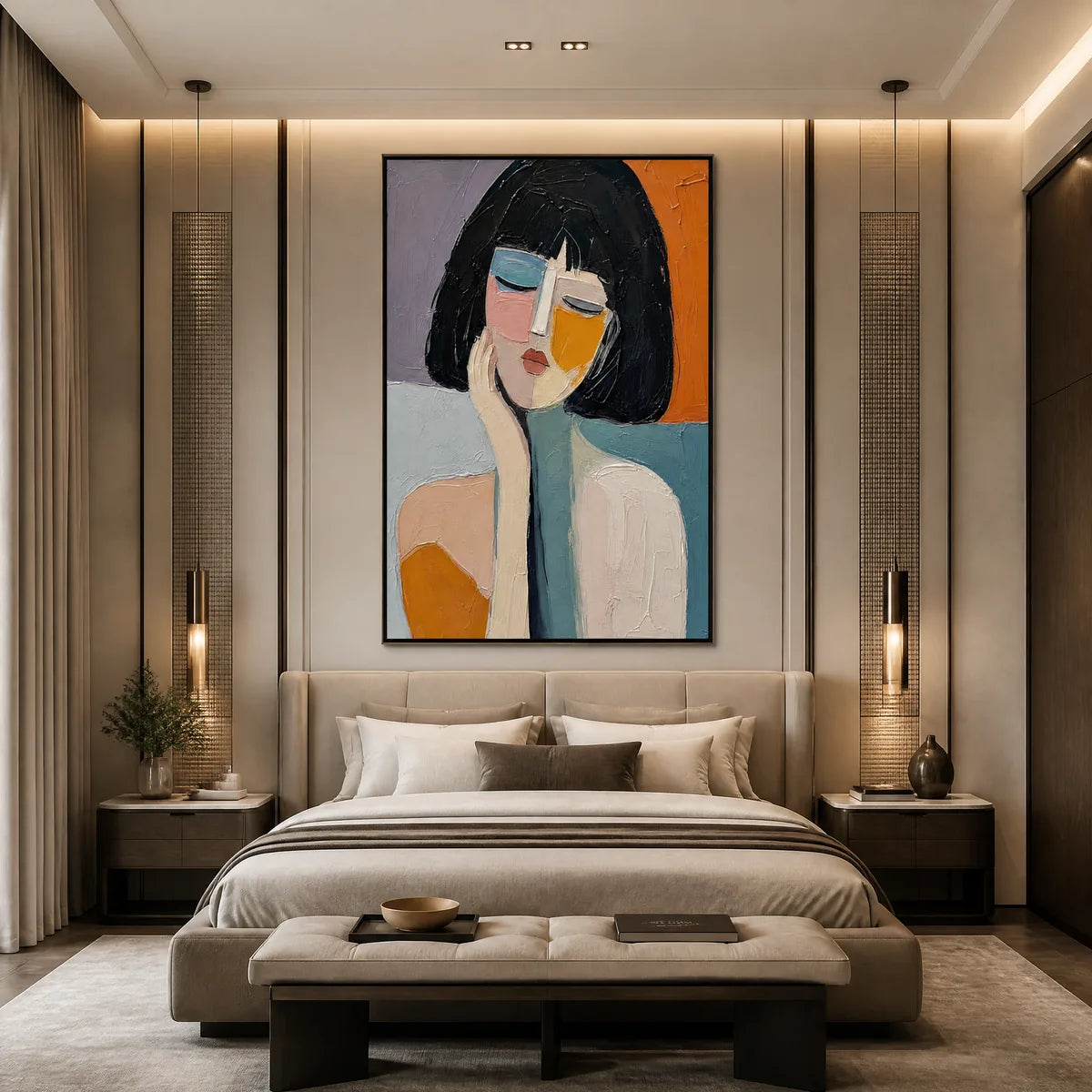MODERN MUSE: Modern Female Portrait Painting