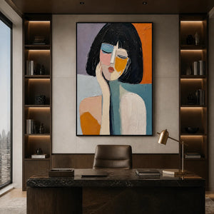MODERN MUSE: Modern Female Portrait Painting