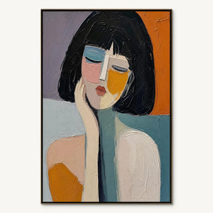 MODERN MUSE: Modern Female Portrait Painting