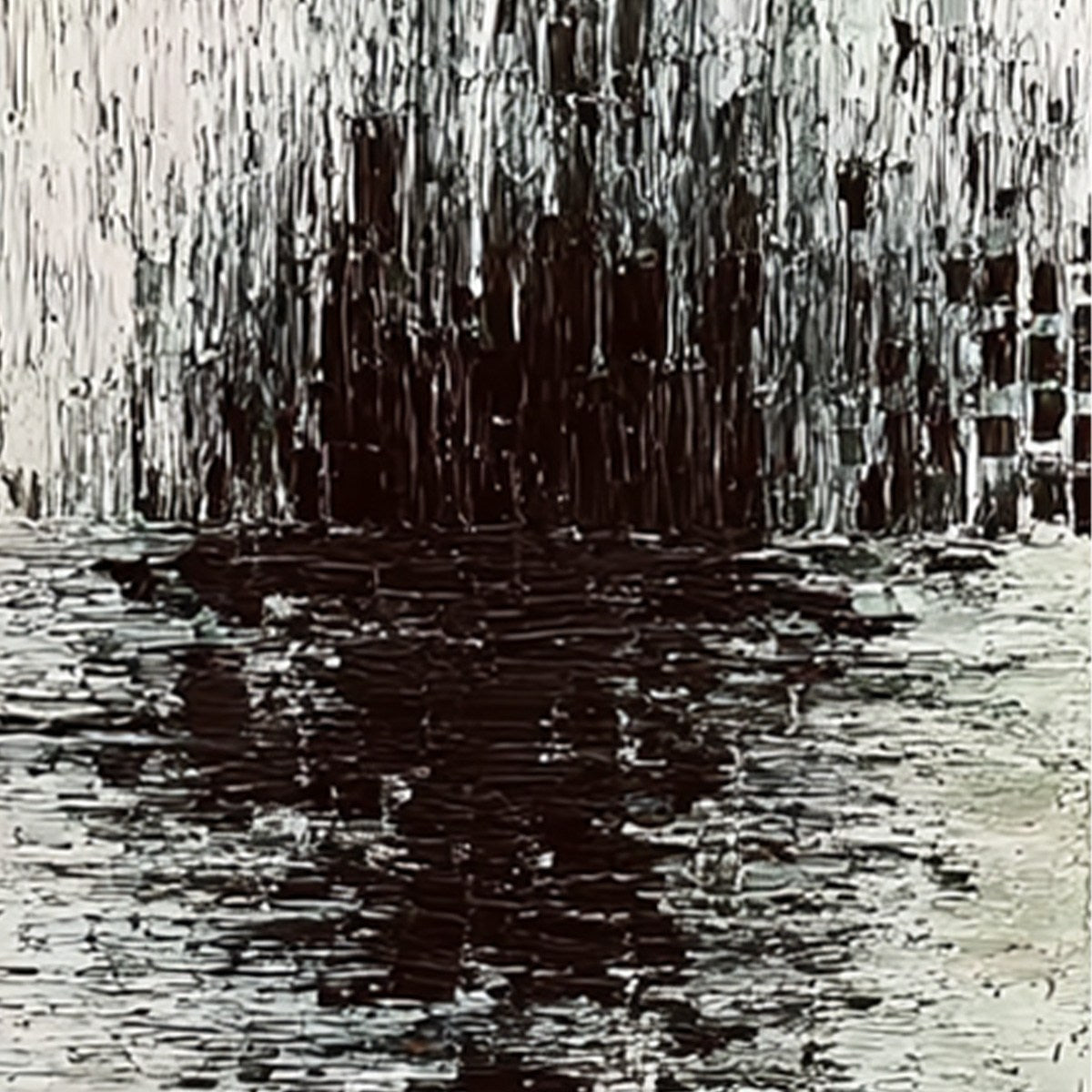 MONOCHROME METAMORPHOSIS: Wabi Sabi Textured Abstract Triptych