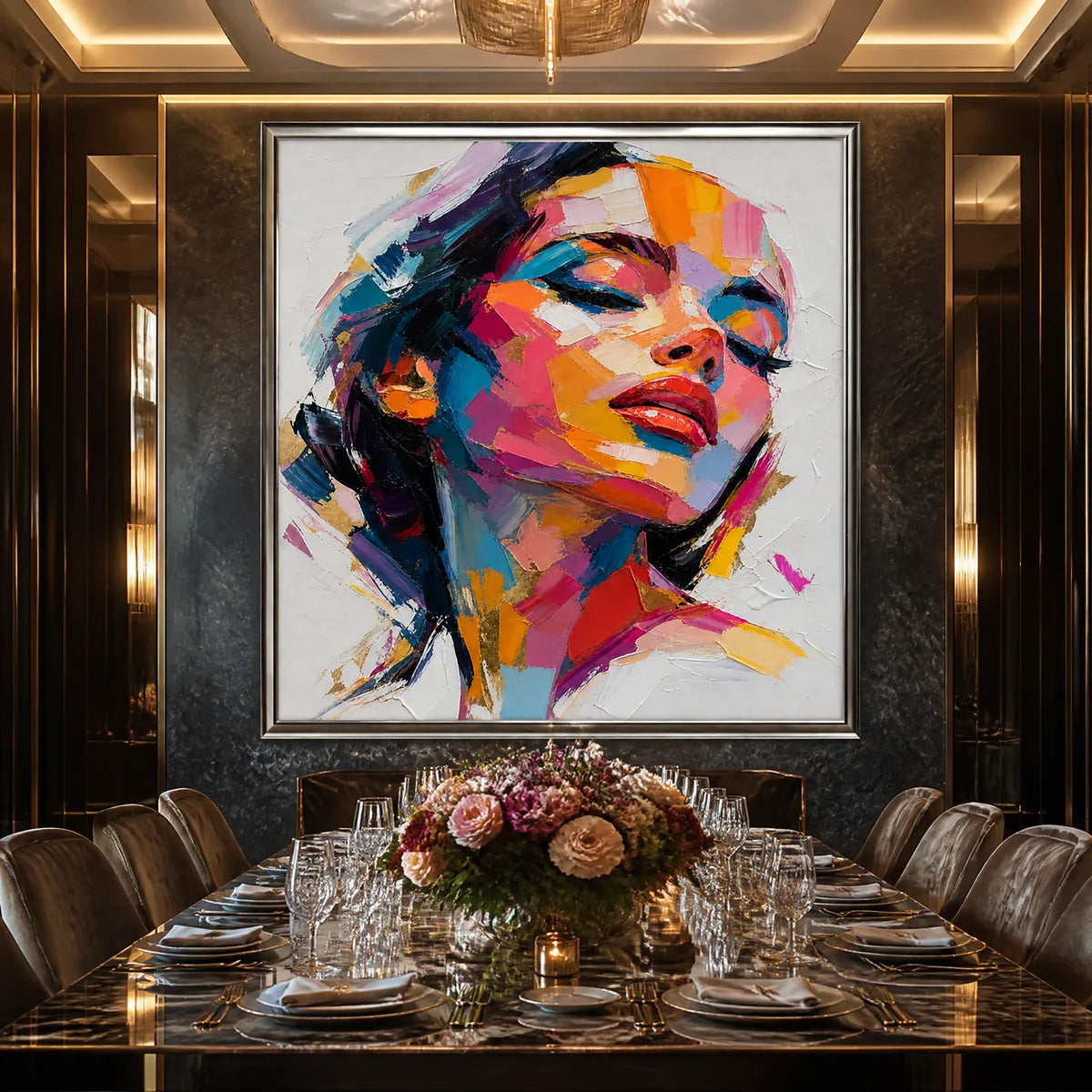 NEON MUSE: Colorful Pop Art Female Portrait