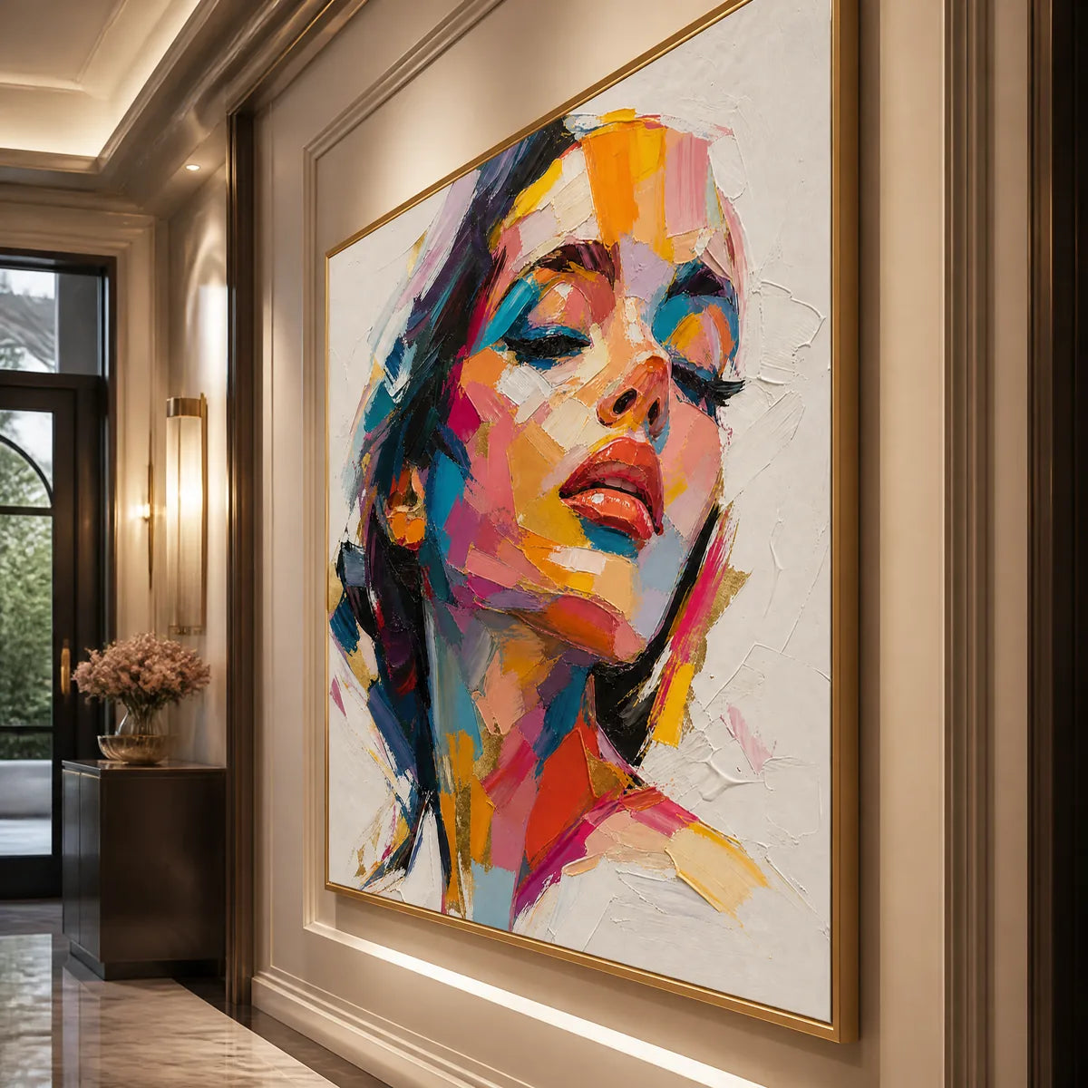 NEON MUSE: Colorful Pop Art Female Portrait
