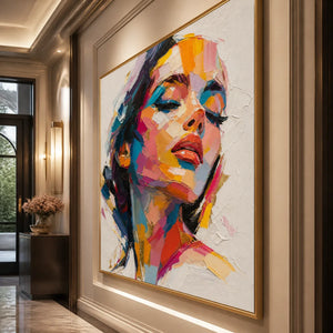 NEON MUSE: Colorful Pop Art Female Portrait