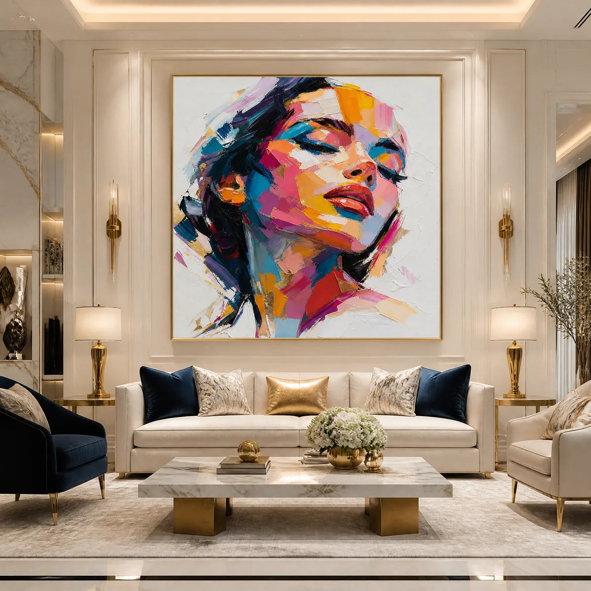 NEON MUSE: Colorful Pop Art Female Portrait