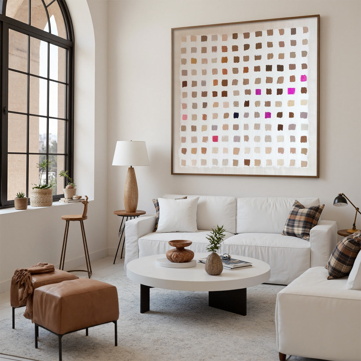 NUANCE: Minimalist Abstract Color Block Oil Painting